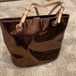 brown micheal kors bag